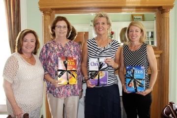 Cheryl Houston, past KMAA and DCMSA president, installed the DCMSA officers for 2015-2016. From left: Cheryl Houston, Treasurer Tricia Moore, President Charlotte Burton, Corresponding Secretary Karen Andersen, Recording Secretary (not pictured) Cindy Mulligan